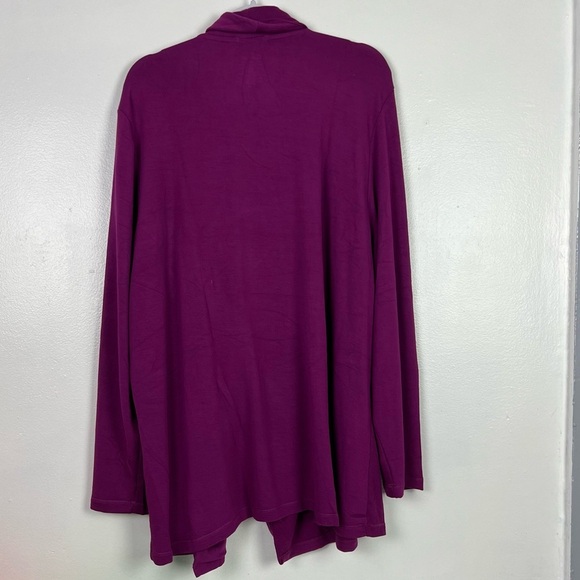 Cuddl Duds Women’s 3X Ultra Soft Comfort Pockets Cardigan - Picture 2 of 5